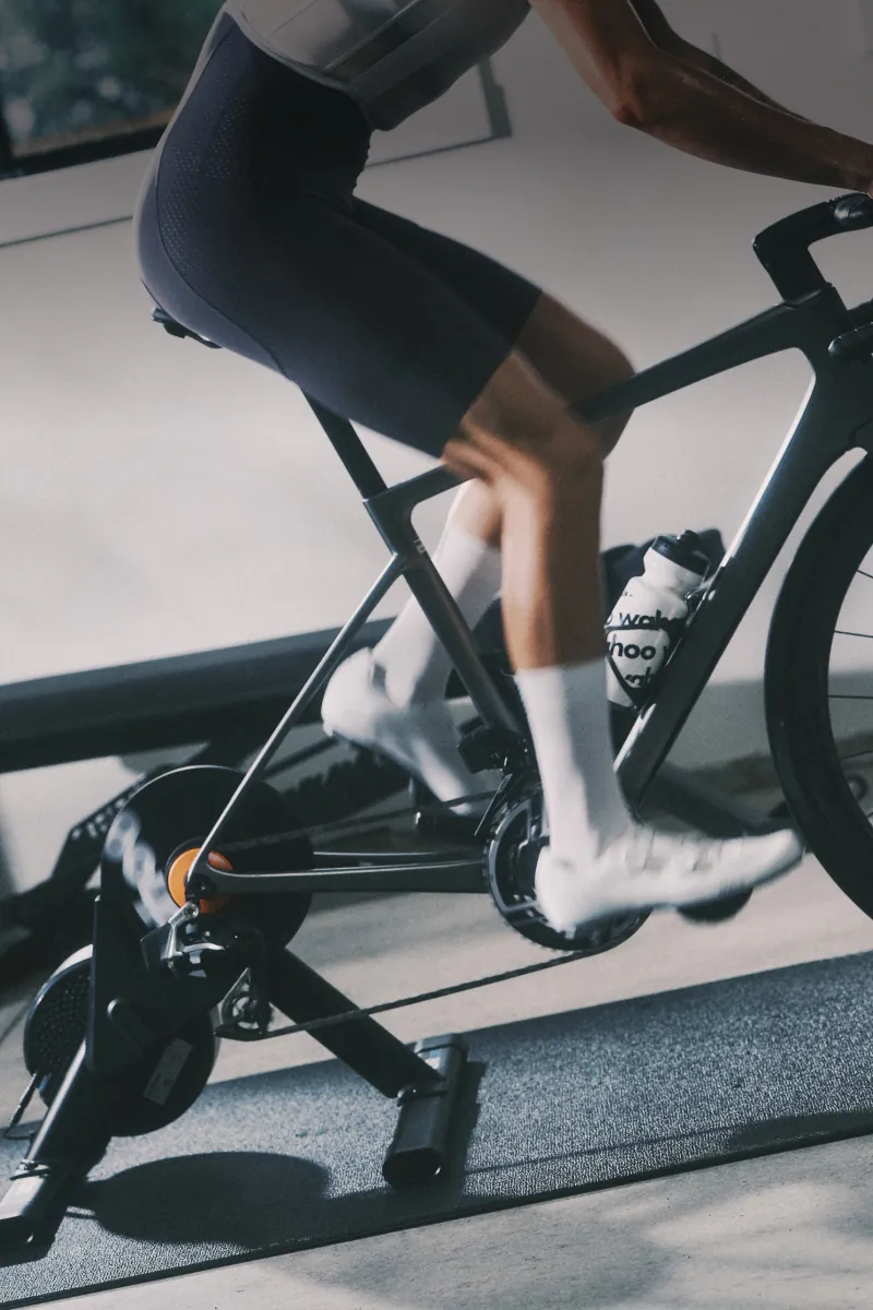 Cyclist riding outdoors