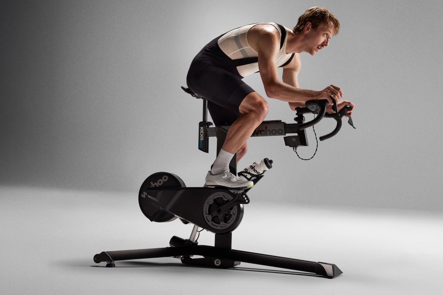 Wahoo KICKR BIKE PRO indoor smart bike in a training setup