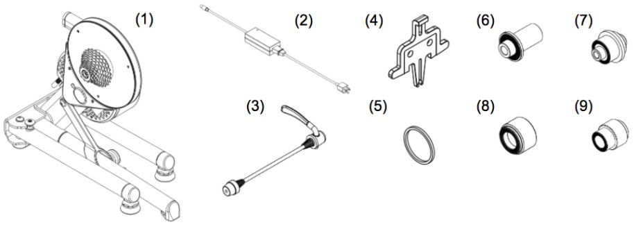 wahoo kickr thru axle adapter kit